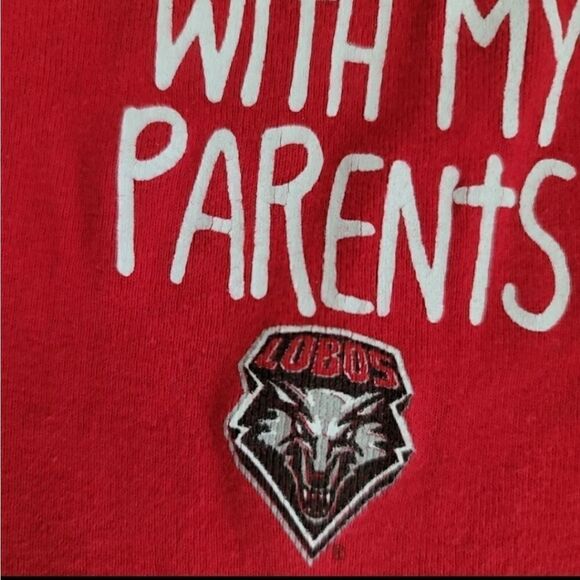Lobos I still live with my parents onesie short d - Picture 2 of 3